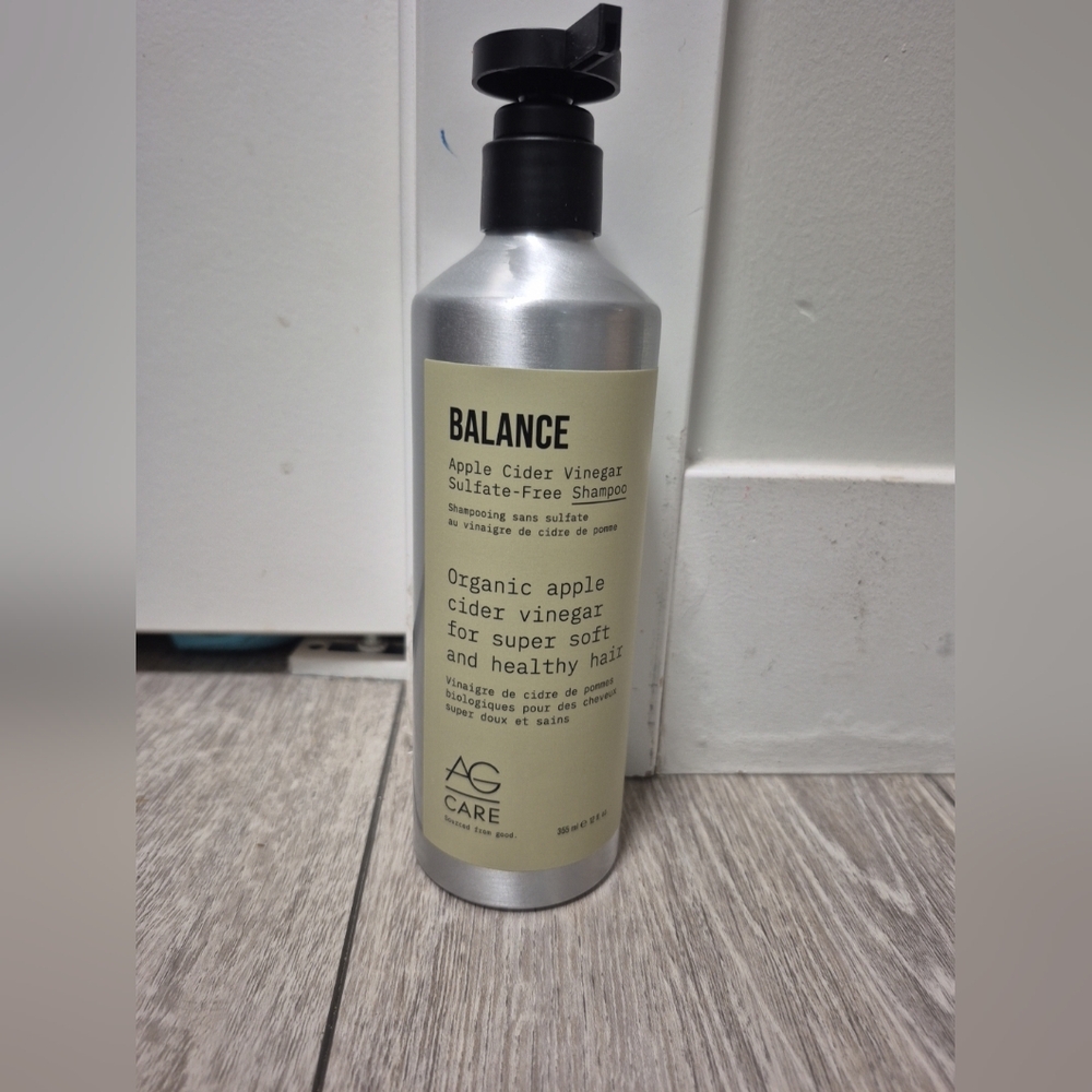 AG CARE BALANCE Apple Cider Vinegar Sulfate-Free Shampoo. Vegan. Healthy Hair